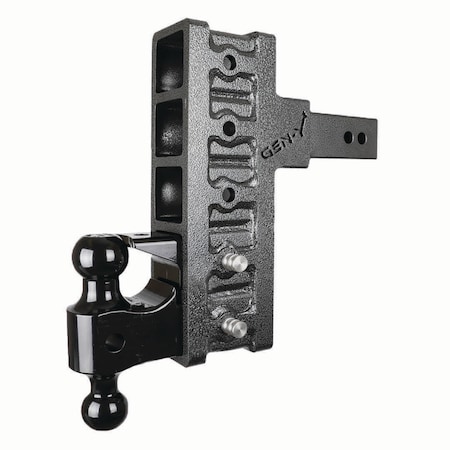 Gen-Y Hitch MEGA-DUTY 2.5 Shank 9 Offset Drop 3.5K TW 32K Hitch & GH-0161 Dual-Ball & GH-0162 Pintle Lock GH-1925